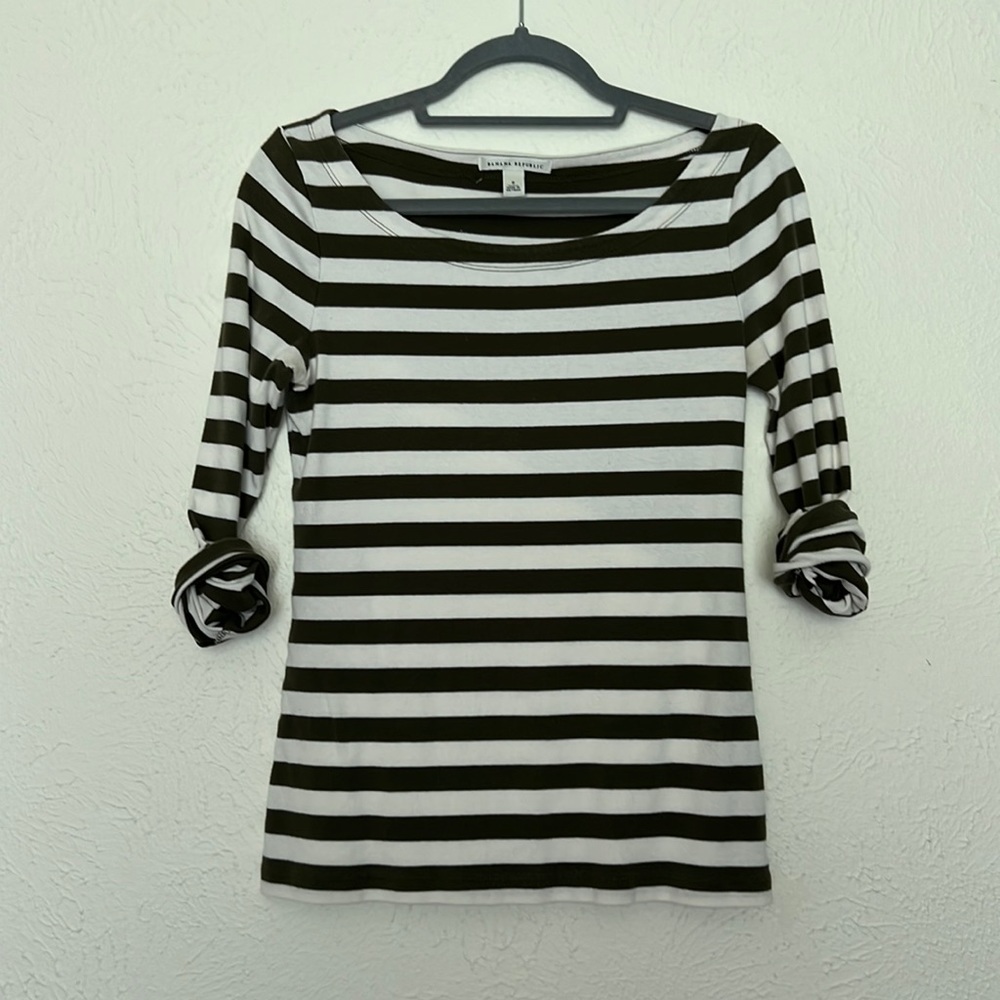 ❗️Last Call ❗️BR Striped Boatneck Tee